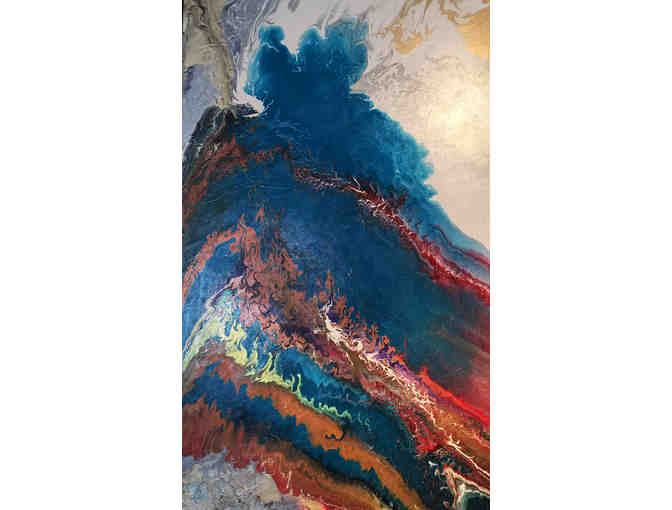 A Powerful and Original Abstract Painting by Renowned Texas Artist, Patricia Turner!