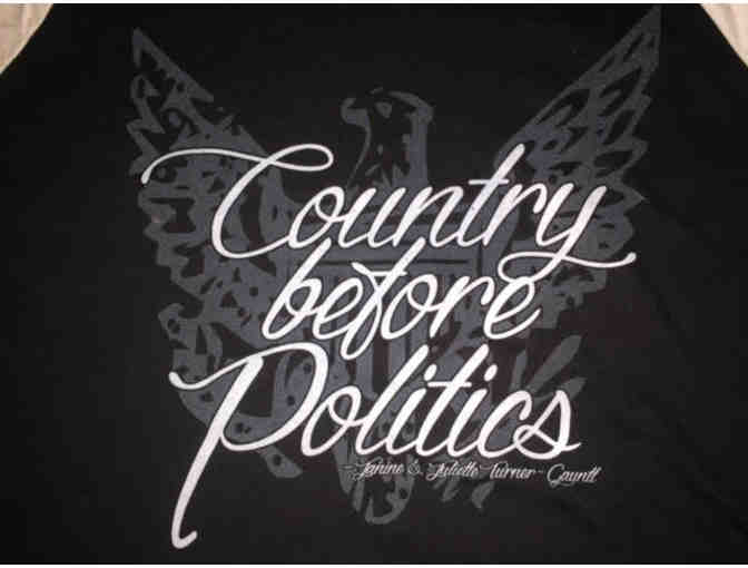 'Country Before Politics' with Words from George Washington's Farewell Speech! 2XL