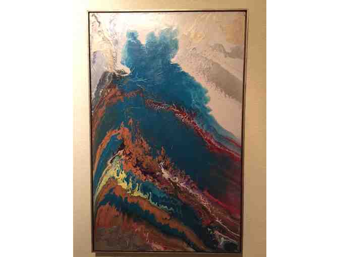 A Powerful and Original Abstract Painting by Renowned Texas Artist, Patricia Turner!