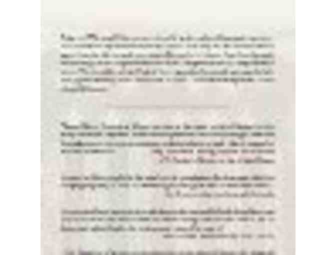 James D. Best Autographs His Thriller and Pot-Boiler, 'The Shut Mouth Society'!