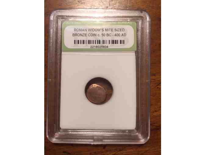 Roman 'Widow Mite' From 50 BC to 400 AD with a Rich Biblical History! Certified!
