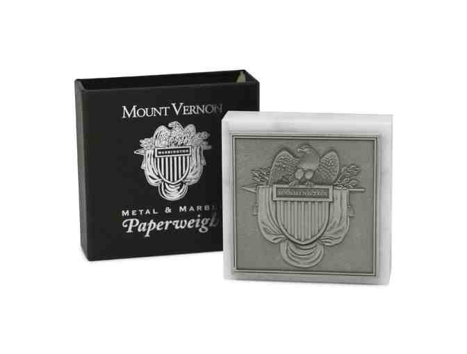 George Washington Eagle Sarcophagus Paperweight to Honor Any Desk