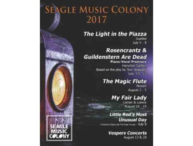 OPERA LOVERS! 'The Great Gatsby'  in August at Seagle Music Colony in New York!