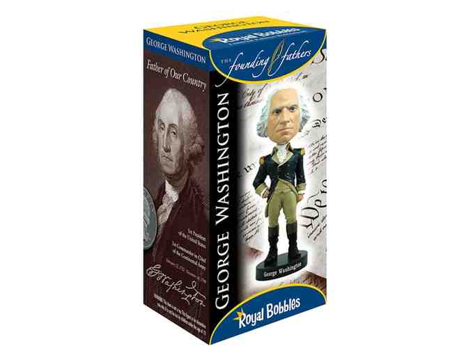 Collectible and Handsome George Washington Bobblehead! We LOVE George Washington!