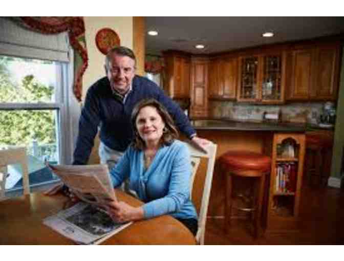 Ed and our Co-President, Cathy Gillespie Take You To Lunch at the Mt. Vernon Inn!