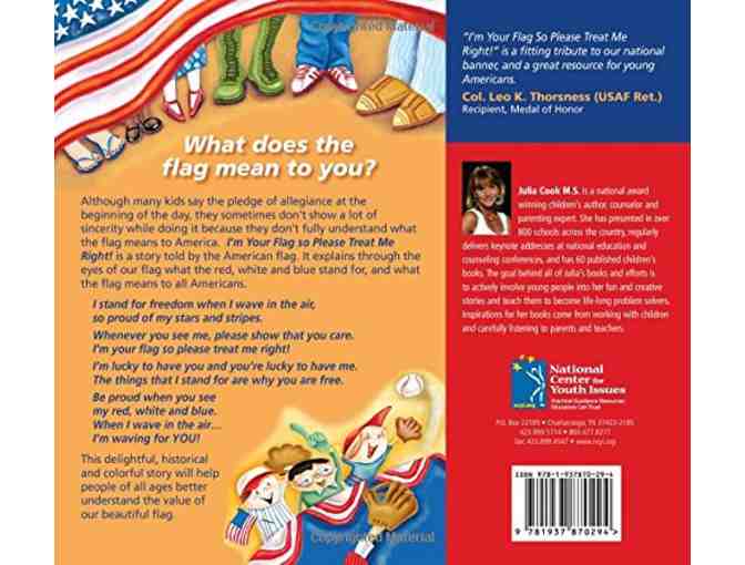 'I'm Your Flag so Please Treat Me Right!'  by Julia Cook!