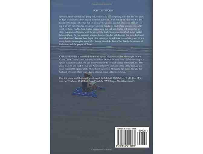 'Sophia's Storm' by Cara Skinner! Historical Fiction of the Great Galveston Storm of 1900!
