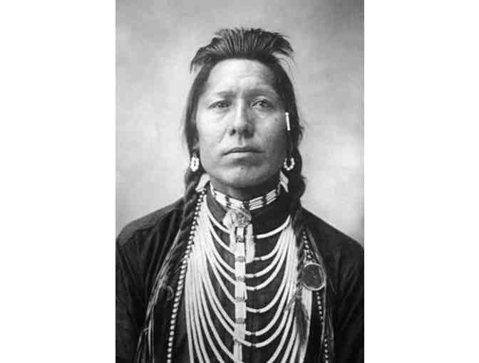 'Chief Thunder Cloud' by Renowned Texas Artist, Patricia Turner! Custom Framed!