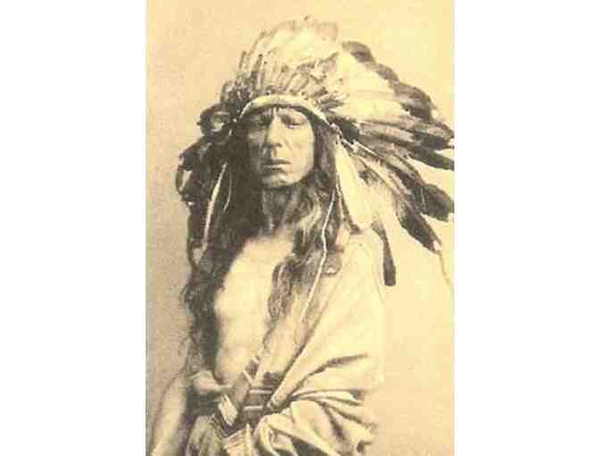 'Chief Thunder Cloud' by Renowned Texas Artist, Patricia Turner! Custom Framed!