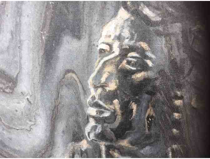 'Chief Thunder Cloud' by Renowned Texas Artist, Patricia Turner! Custom Framed!