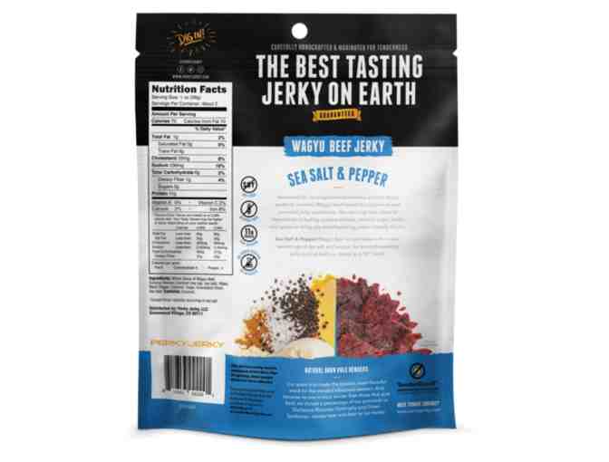Perky Jerky's 'Wagyu Beef Jerky' in Six 2.2 oz Bags!  Three  Amazing Flavors!