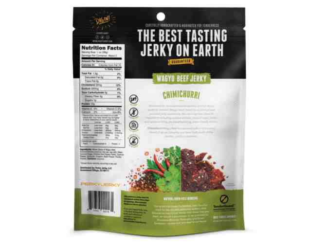 Perky Jerky's 'Wagyu Beef Jerky' in Six 2.2 oz Bags!  Three  Amazing Flavors!