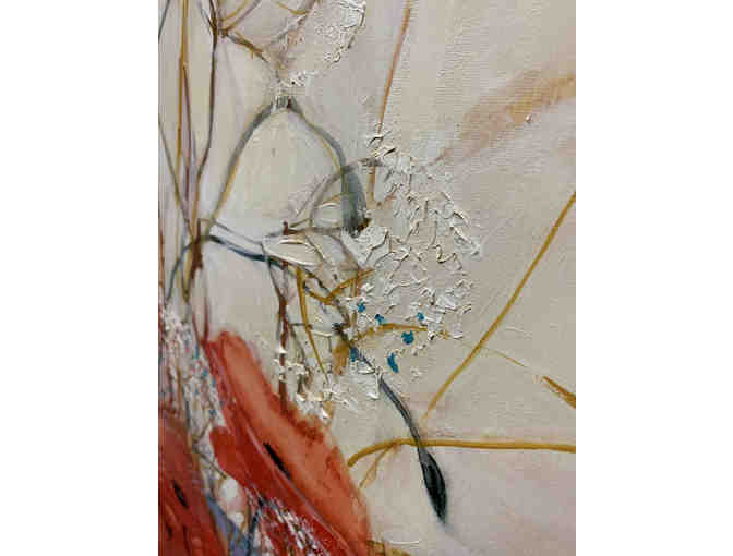 Renowned French Artist, Michel Henry's Magnificent Painting - 'Pavots D'ete'