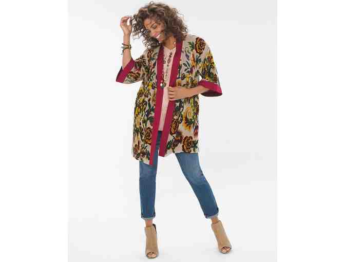 'Limited-Edition 35th Anniversary' Velvet, Silk and Rayon Wrap! by Chicos! M/L