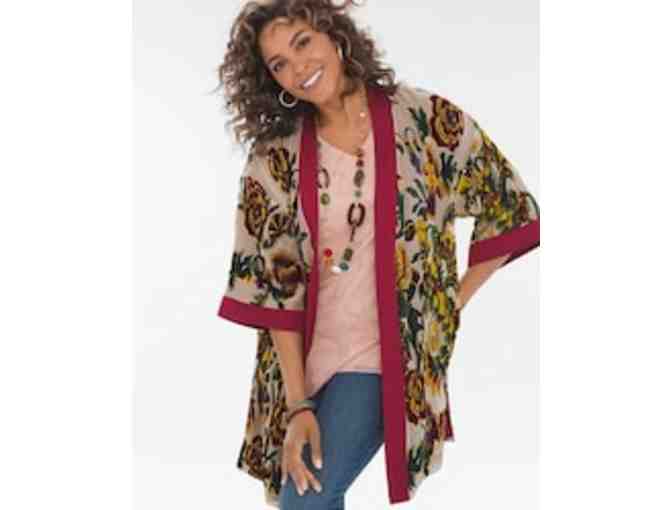 'Limited-Edition 35th Anniversary' Velvet, Silk and Rayon Wrap! by Chicos! M/L