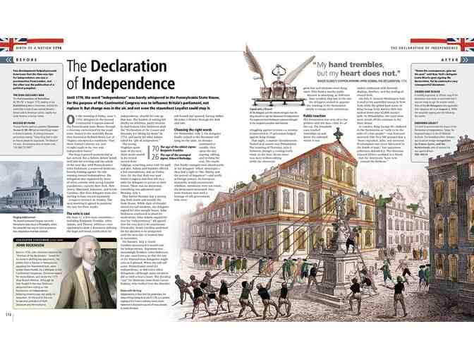 A Magnificent Illustrated Book, 'The American Revolution' Heavy, Heirloom Quality!