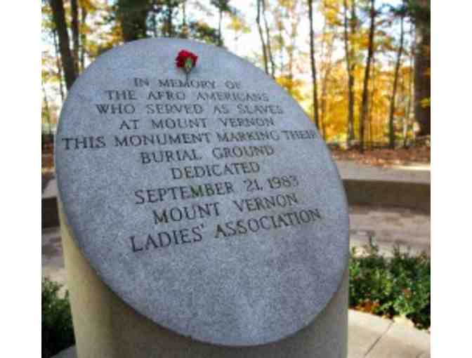 'Coveted VIP Tour of Mt. Vernon' and Lunch at Mt. Vernon Inn with Cathy Gillespie!