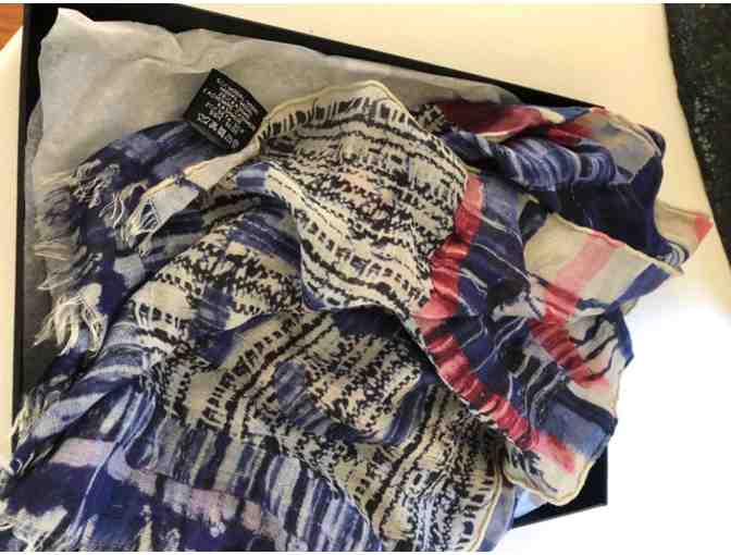 NEW Chanel Cashmere, Silk, Modal Scarf  in Original Chanel Gift Box! 25'x76'!
