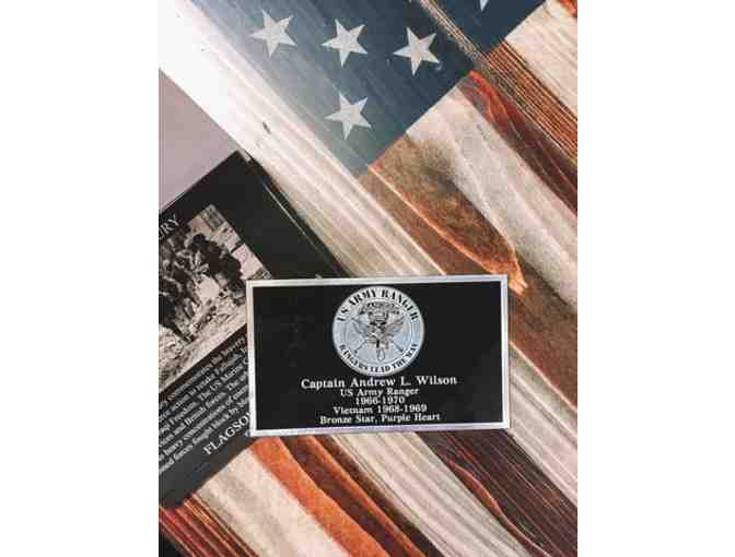 Combat Veteran Made! 'Flags of Valor' Flag:  Veteran Owned - Veteran Operated