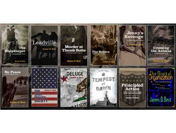 Autographed! 'No Peace' by James D. Best! A 'Steve Dancy Tale' Newest Book!