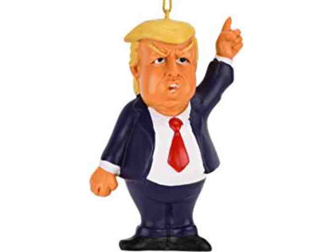 A Duo of Political Ornaments for your Christmas Tree! President Trump and his Cap!