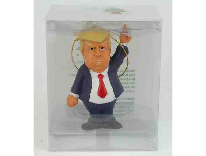 A Duo of Political Ornaments for your Christmas Tree! President Trump and his Cap!