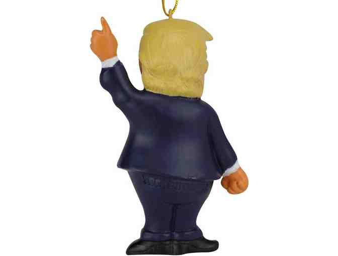 A Duo of Political Ornaments for your Christmas Tree! President Trump and his Cap!