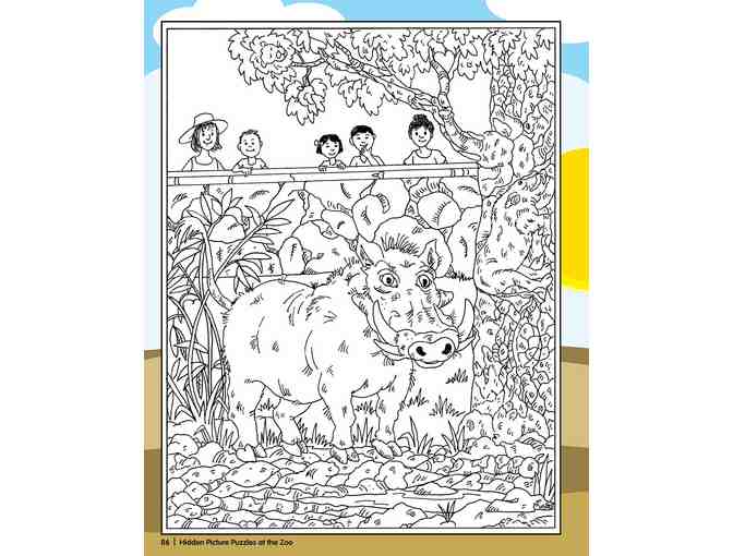 'Hidden Picture Puzzles at the Zoo' by the Very Talented Liz Ball! Newest Book!