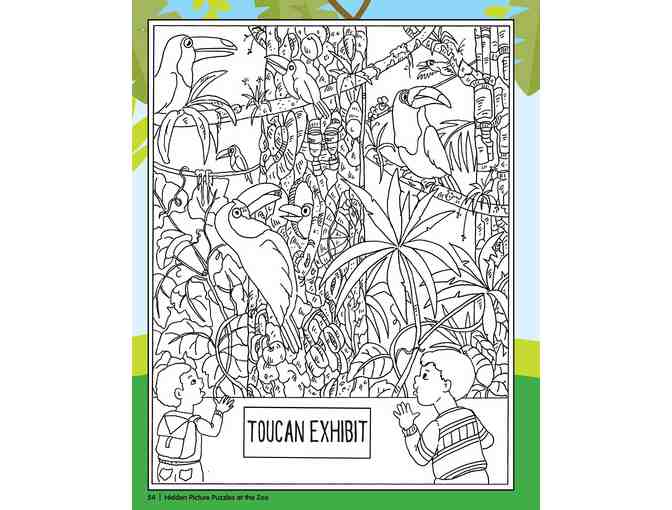 'Hidden Picture Puzzles at the Zoo' by the Very Talented Liz Ball! Newest Book!