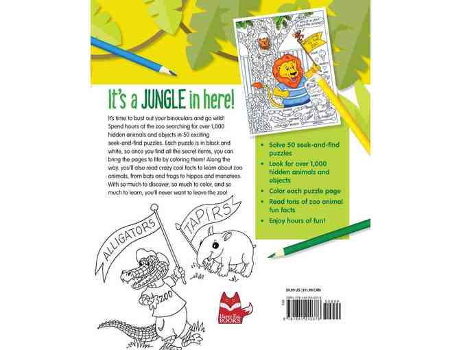 'Hidden Picture Puzzles at the Zoo' by the Very Talented Liz Ball! Newest Book!