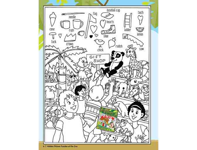 'Hidden Picture Puzzles at the Zoo' by the Very Talented Liz Ball! Newest Book!