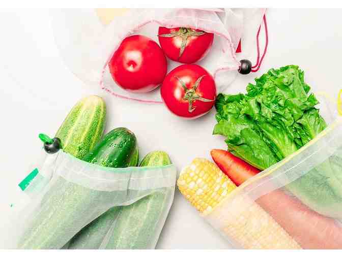 Resuable And Washable Produce Bags Plus Trader Joe's Texas Grocery Bags!