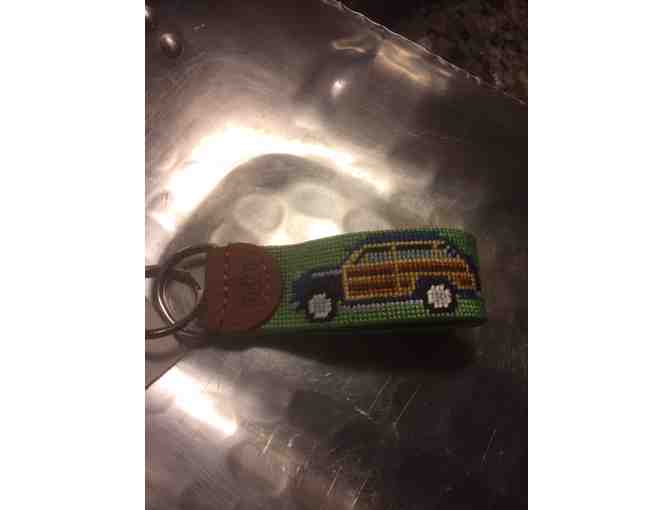 Gift/Stocking Stuffer! Key Fob by Smathers & Branson! 'Woody' Needlepoint!