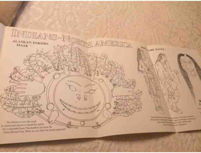 'Coloring the Smithsonian' 1974 Collectible! Illustrated by Margaret Brown!