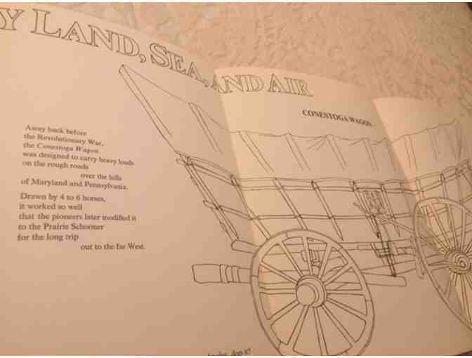 'Coloring the Smithsonian' 1974 Collectible! Illustrated by Margaret Brown!