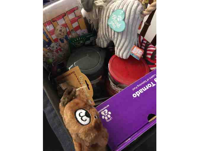 Fabric Covered Doggie Box Loaded with Treasures and Love for Your Dog!