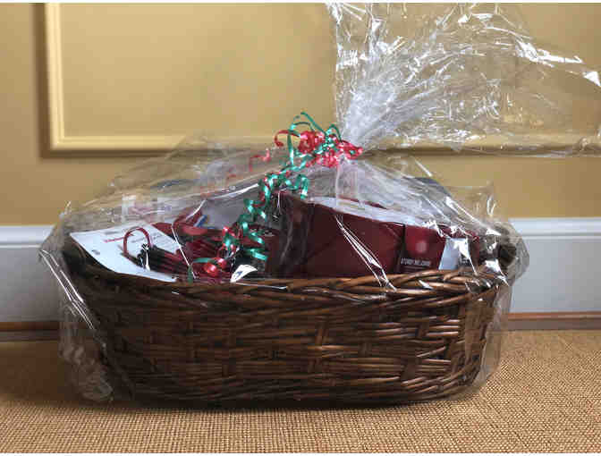 Gift Basket with Cookbook for Christmas Bakers! Beautifully Wrapped!