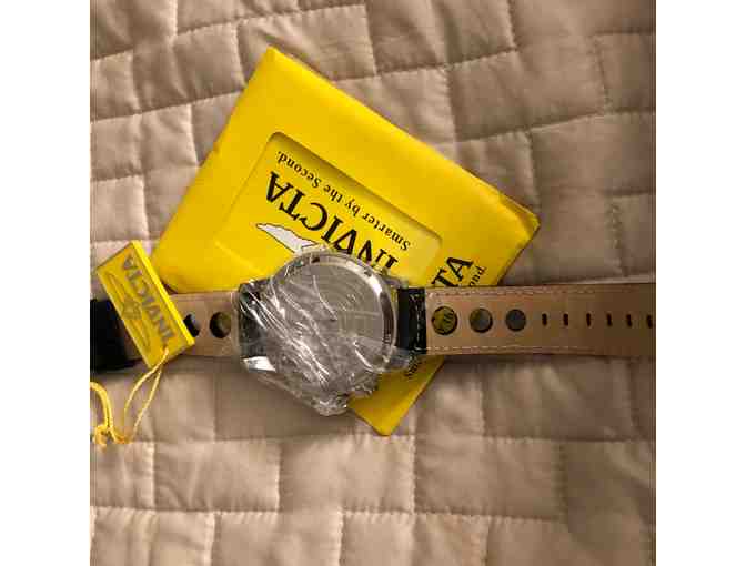 INVICTA Mens #15373 Chronograph Watch with Leather Band! New!