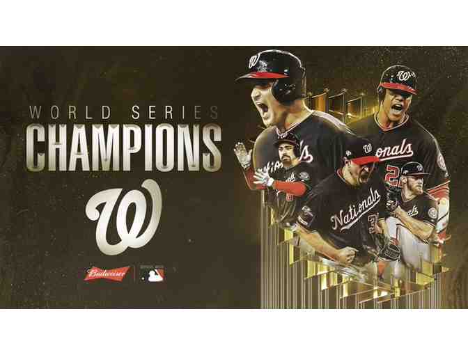 2019 World Series Winners! Washington National's Bounty in a C.A. Canvas Bag!