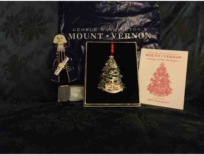 James Madison Christmas Ornament and 2019 Mt. Vernon Christmas Ornament!