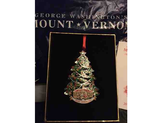 James Madison Christmas Ornament and 2019 Mt. Vernon Christmas Ornament!