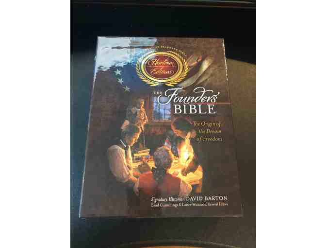 The Founders' Bible - Autographed by David Barton! Donated By Our Friend Scott Shoup!