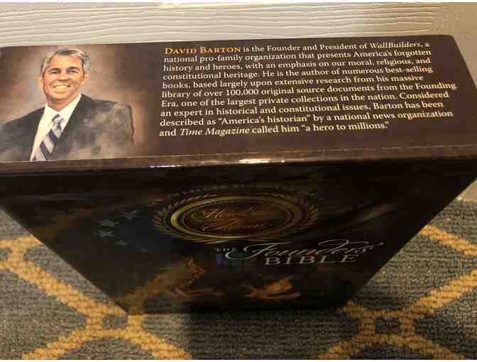 The Founders' Bible - Autographed by David Barton! Donated By Our Friend Scott Shoup!