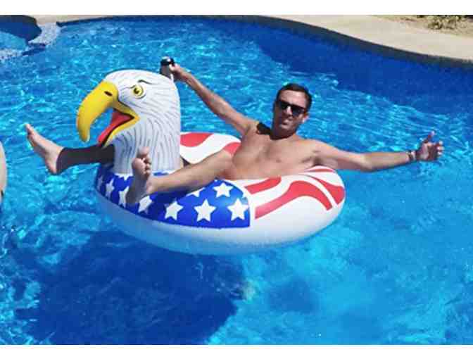 Screaming Eagle American Flag Pool
