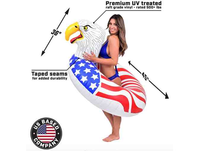 Screaming Eagle American Flag Pool