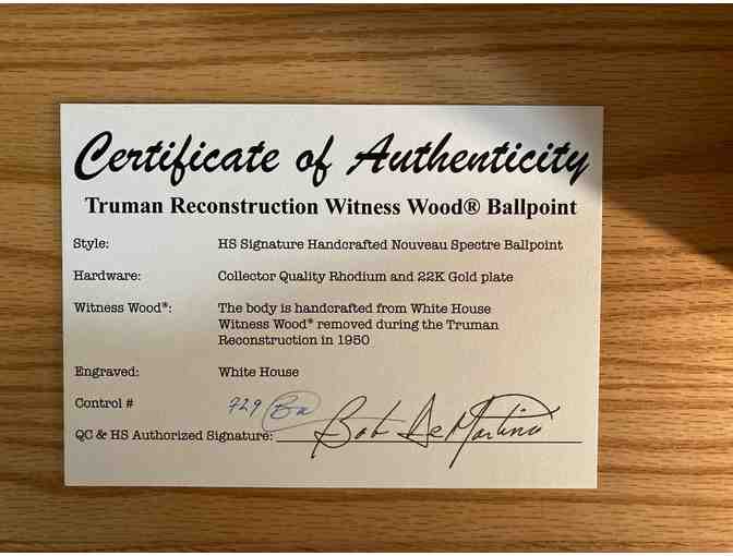 Handcrafted From Wood From THE WHITE HOUSE: Nouveau Twist Ballpoint