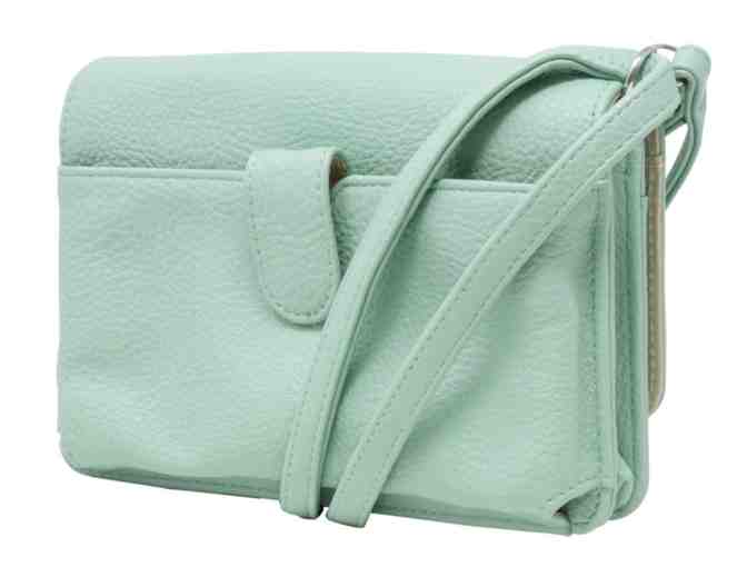Mundai Crossbody Wristlet- Mint