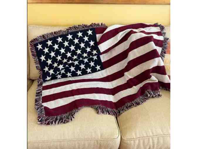 Mini American Flag Throw