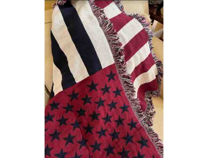 Mini American Flag Throw