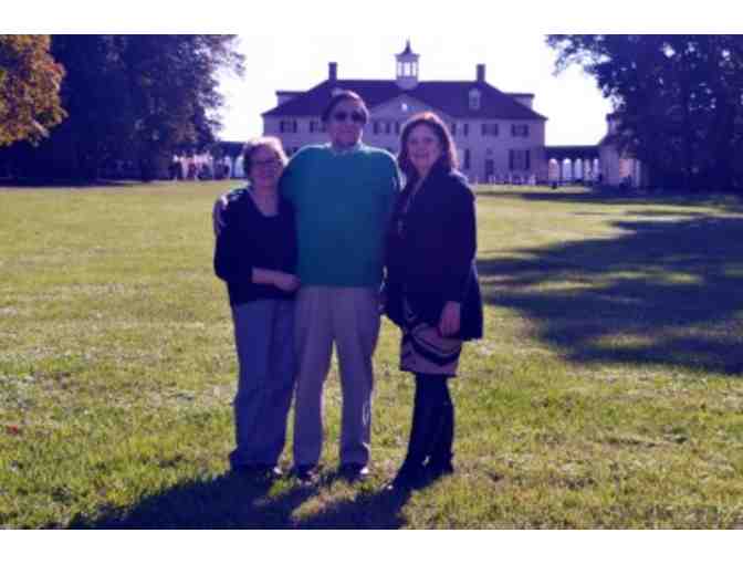 Cathy Gillespie and VIP Tour of Mt. Vernon Plus Lunch at Mt. Vernon!